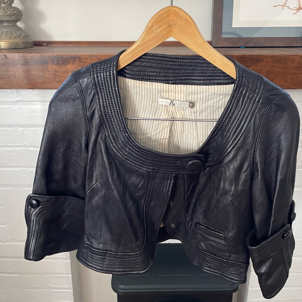 Leather jacket